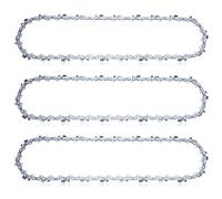 Adefol Pack of 3 Saw Chains for Blade 3/8 Inch LP 1.1 mm 44 TG, for Stihl MS162 MSE170C MS194T, Replacement OEM 3610 000 0044 (12 Inch)