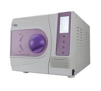 Adegbojo Autoclave Class B Steam Sterilizer 18L/23L Three Times Pulsation Vacuum Steam High Temperature High Pressure LED Display with Printer Purple (23L)