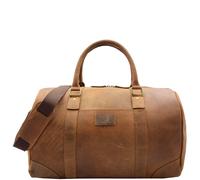 Adel Tan Real Leather Holdall Travel Duffel Bag House of Leather Tan Large