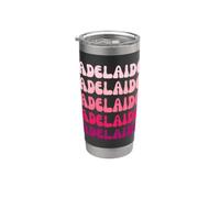 Adelaide First Name Minimalist Design Stainless Steel Insulated Tumbler