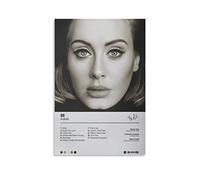 Adele - 25 Album Poster Wall Art Music Gifts Room Decor Poster Print Poster Gifts Tracklist Pos Poster Decorative Painting Canvas Wall Posters And Art Picture Print Modern Family Bedroom Decor Po