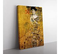 Adele Bloch Bauer by Gustav Klimt Canvas Wall Art Print 30x20 Inch
