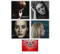 Adele: Complete 4 Studio Album Discography Collection 19 / 21 / 25 / 30 Art Card