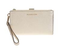 Adele Metallic Pebbled Leather Smartphone Wristlet ONE SIZE