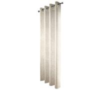 Adele Shimmer Voile Panels/Curtains In 6 Great Colours,Chrome Ring Top, Assorted Drops (54" Drop, Champagne)