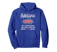 Adeline Meaning Wife Girlfriend Definition Adeline Pullover Hoodie, Adult Unisex, Royal Blue, Small