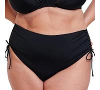 ADELLA Bikini Brief Calypso High Rise Adjustable Bottoms Womens Ladies Swimwear Black Size S-2XL