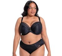 Adellla Underwired Full Plunge Bra Hera Womens Ladies Underwear Lingerie Black Cup Size 38K