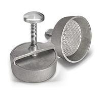 ADELMANN EDELSTAHLTECHNIK professional XL Burger Press | non-stick coating | 4.9 Inch Hamburger Patty Maker | for perfect Patties