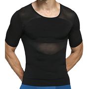 ademende Shapewear Tanktops voor Heren - afslankend Taille Training compressie Shirt - Fitness Body Shaper t-Shirts