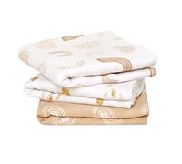 aden + anais 100% Cotton Muslin Musy Squares, Multi-use Baby Cloths for Girls & Boys, 70x70cm, Ideal Newborn & Infant Nursing Set, Perfect Shower Gifts, 3 Pack, Keep Rising