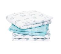 aden + anais 100% Cotton Muslin Musy Squares, Multi-use Baby Cloths for Girls & Boys, 70x70cm, Ideal Newborn & Infant Nursing Set, Perfect Shower Gifts, 3 Pack, Now + Zen 70x70 cm (2 Count)