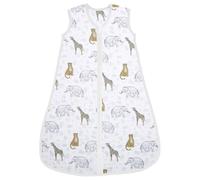 aden + anais Baby Sleeping Bag, 100% Cotton Muslin, Wearable Swaddle Blanket for Girls & Boys, Newborn Sleep Sack, Breathable & Lightweight, TOG Rating 1.0, 0-6 Months, jungle
