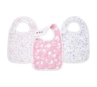 aden + anais™ Boutique Cotton Muslin Snap Bibs 3 Pack Ma Fleur
