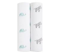 aden + anais™ Boutique Cotton Muslin Swaddles 2 Pack Animal Kingdom