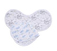 aden + anais Burpy Baby Bib, 100% Cotton Muslin, 4 Layer Multi Use Burping Cloth, Super Soft & Absorbent Burp Rag for Infants, Newborns and Toddlers,