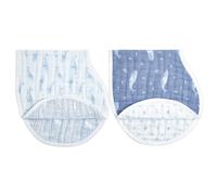 aden + anais Burpy Baby Bib, 100% organic cotton muslin, 4 Layer Multi Use Burping Cloth, Super Soft & Absorbent Burp Rag for Infants, Newborns and
