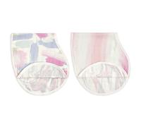 aden + anais Burpy Baby Bib, 100% Viscose from Bamboo Muslin, 4 Layer Multi Use Burping Cloth, Super Soft & Absorbent Burp Rag for Infants, Newborns and Toddlers, 2 Pack, 0-36 Months, Florentine
