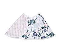 aden + anais essentials Baby Burpy Bib, 100% Cotton Muslin, Soft Absorbent 4 Layers, Multi-Use Burp Cloth & Bib for Infant & Toddler, 57cm x 28cm, Single, flowers bloom