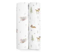 aden + anais™ essentials cotton muslin 2 pack swaddle blanket elephant circus (Disney+friends)