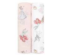 Aden + Anais Essentials Cotton Muslin Swaddles 2 Pack Disney Princess
