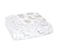 aden + anais essentials Dream Baby Blanket - Pack of 1 | Large Breathable 100% Cotton Muslin Bedding | Cot Blankets For Newborn Boys & Girls | Baby Shower or Gifts | harmony Print