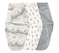 aden + anais™ Essentials Easy Swaddle™ Wrap 1.5 Tog 3 Pack Little Woods Velboa (0-3 Months)