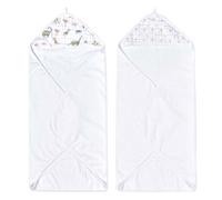 Aden + Anais Essentials Hooded Towel (2 Pack) - Dino Jungle