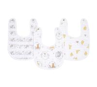 aden + anais essentials Snap Baby Bib, 100% Cotton Muslin, 3 Layer Burp Cloth, Super Soft & Absorbent for Infants, Newborns and Toddlers, Adjustable