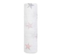 aden + anais™ essentials Swaddle Blanket | 100% Muslin Blanket for Girls & Boys | Baby Receiving Swaddles | Ideal Newborn & Toddler Gift | Swaddling Wrap | 112x112cm | print: doll