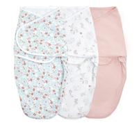 aden + anais™ Essentials Wrap Swaddles 1.0 TOG 0-3 Months 3 Pack Fairy Tale Flowers