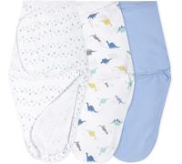 aden + anais™ Essentials Wrap Swaddles 1.0 TOG 4-6 Months 3 Pack Dino-Rama