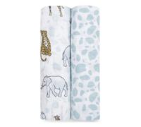 aden + anais? large swaddles 2 pack cotton muslin jungle jam (Jungle)