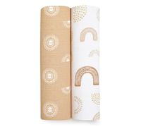 aden + anais™ large swaddles 2 pack cotton muslin jungle jam (Keep rising)