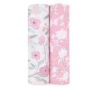 aden + anais™ large swaddles 2 pack cotton muslin jungle jam (Ma fleur)