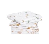 aden + anais™ musy squares 3 pack organic cotton muslin outdoors (Safari dream)