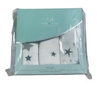 aden + anais 100% Cotton Muslin Musy Squares, Multi-Use Baby Cloths for Girls & Boys, 70x70cm, Ideal Newborn & Infant Nursing Set, Perfect Shower Gifts, 3 Pack, Twinkle