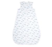 aden + anais oceanic Sleeping Bag Pack of 1 100 Percent Wearable Organic Cotton Muslin Sleep Sack Soft & Lightweight Unisex Baby Zipper Grow Bag for Girls & Boys 18-36 Month Infant & Toddler (AA1298)