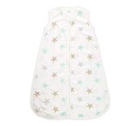 aden + anais silky soft Baby Sleeping Bag, Wearable Swaddle Blanket for Girls & Boys, Newborn Muslin Sleep Sack, Breathable & Lightweight Vicose from Bamboo, TOG Rating 1.0, 6-18 Months, milky way