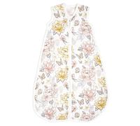 aden + anais Soft Sleeping Bag- Pack of 1 | GOTS Certified | Wearable Lightweight Muslin Sleep Sack Blanket | Pretty Sleeping Bag for Baby | 6-8 Months, 1 TOG | Newborn & Infant Essentials | Earthly