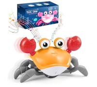 Adeokay Crawling Crab Toy Baby Toys 0-6 Months Gifts for 1 2 Year Old Girls Boys Crab Toddler Toys for 1-2 Year Old Girls Tummy Time 0-6 6-12 Months Kids Toys