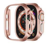 Adepoy Case 49mm compatible for Apple Watch ultra/ultra 2 without screen protector, Hard Protective Guard Bumper Ultra Thin Full Coverage Edge Compatible for iWatch ultra 49mm 2pack