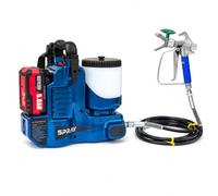 adeproptitysed Battery Paint Sprayer with 30cm Extension Wand, Airless Paint Sprayers 1Batteries