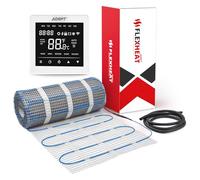 Adept Flexheat Electric Underfloor Heating Mat Kit - 200W/m2-2.5m2 - White WiFi Thermostat