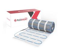 Adept Premium Electric Underfloor Heating Mat Kit 200W per m² with Self Adhesive Backing for Under Tile or Stone Floors - 1m2 Kit - No Stat Thermostat