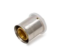 Adept Technology MLCP Press Stop End Brass Fitting WRAS Approved - U-Profile Press Connection for Water & Heating Systems, Multi Size, Pack of 10 (16mm)