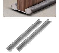 ADEPTNA 2 Pack Under Door Foam Double Draught Excluder - Soundproof Sweep Stopper Insulator Energy Saving Under Door Seal Draft