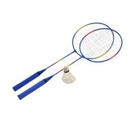 ADEPTNA 2 Player Badminton Racket Set With 1 Shuttlecock - Ideal for Family Outdoor Garden Games