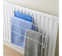 ADEPTNA 4 Bar Radiator Airers Drying Clothes Laundry Rail Holder Indoor Hanging Rails Pack of 2 - Easy Solution to Dry Clothes