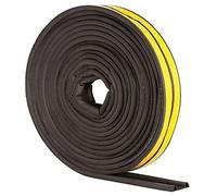 ADEPTNA 5M Rubber Storm Seal Anti Collision Weather Strip Foam Sticky Tape Door Window Draught Sound Weather Moth Proof (D-Type)